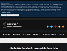 Tablet Screenshot of hipermenaje.com